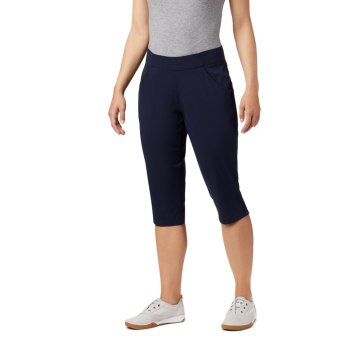 Columbia Anytime Casual Capri, Pantalones Azul Marino Para Mujer | 783520-TPK